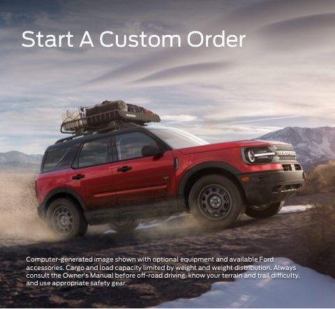 Start a custom order | Ford Demo 1 in Fullerton CA